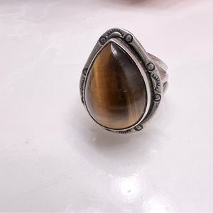 Tiger eye ring